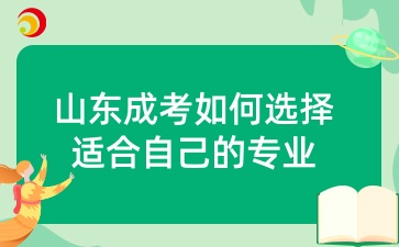 山東成考如何選擇適合自己的專業(yè)